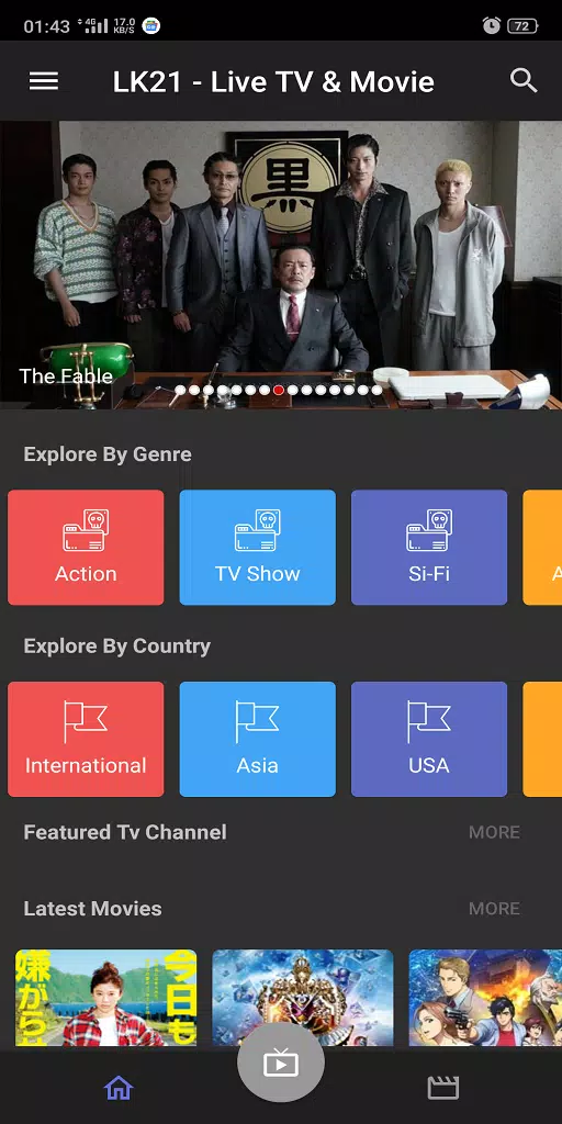LK21 XXI - Live TV,  Movie  & Drama HD Sub Indo Скриншот 2