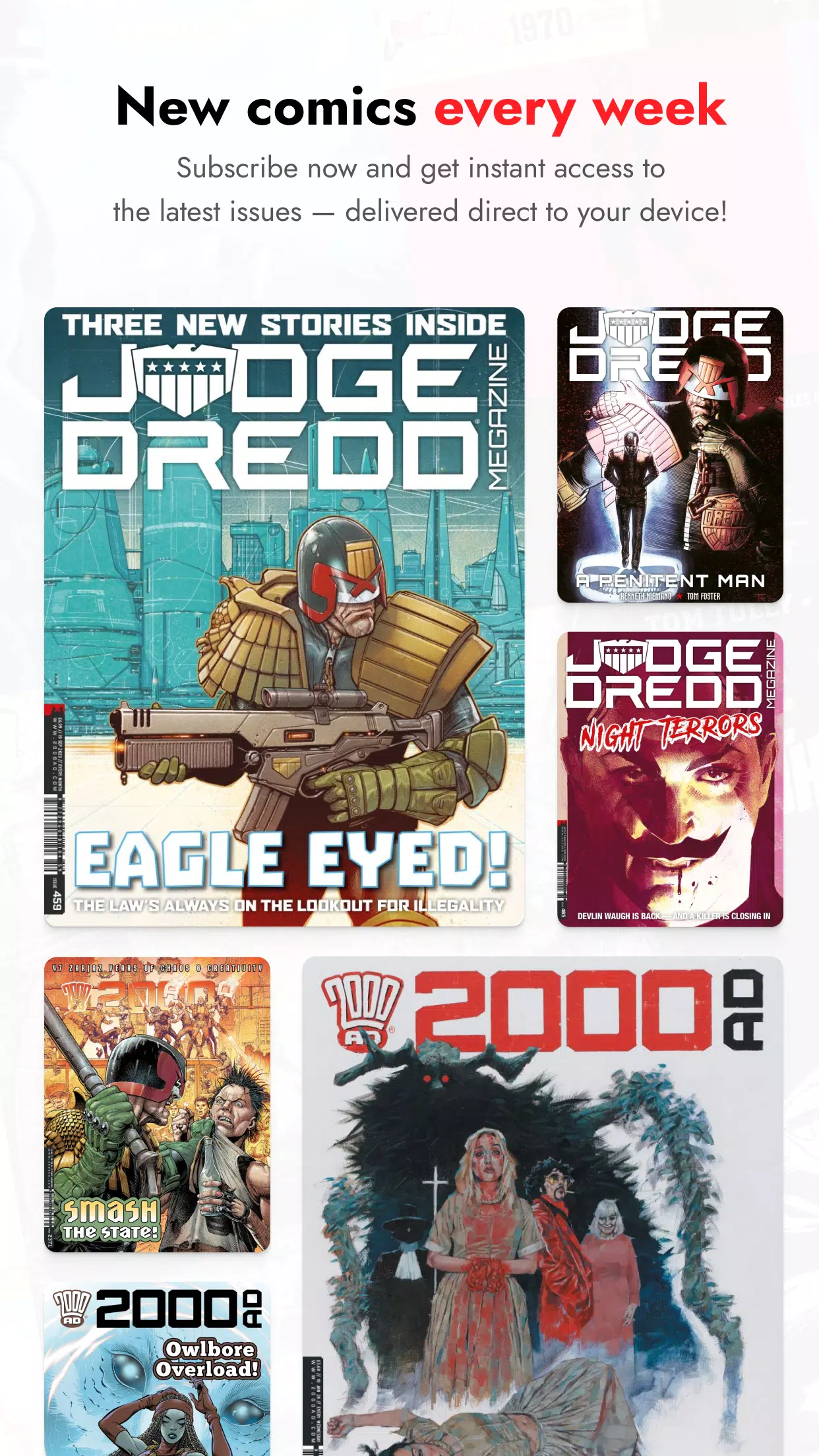 2000 AD Comics and Judge Dredd應用截圖第4張