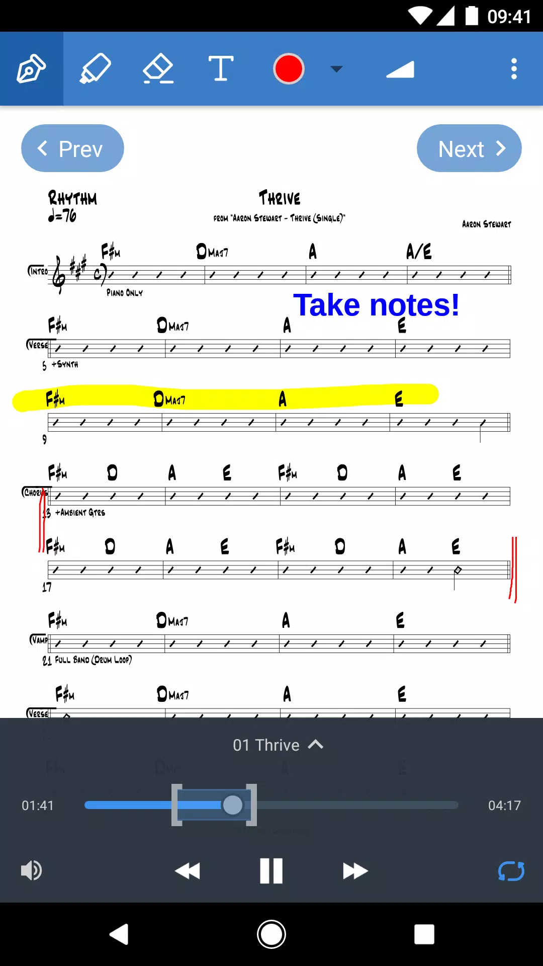 Planning Center Music Stand Скриншот 2