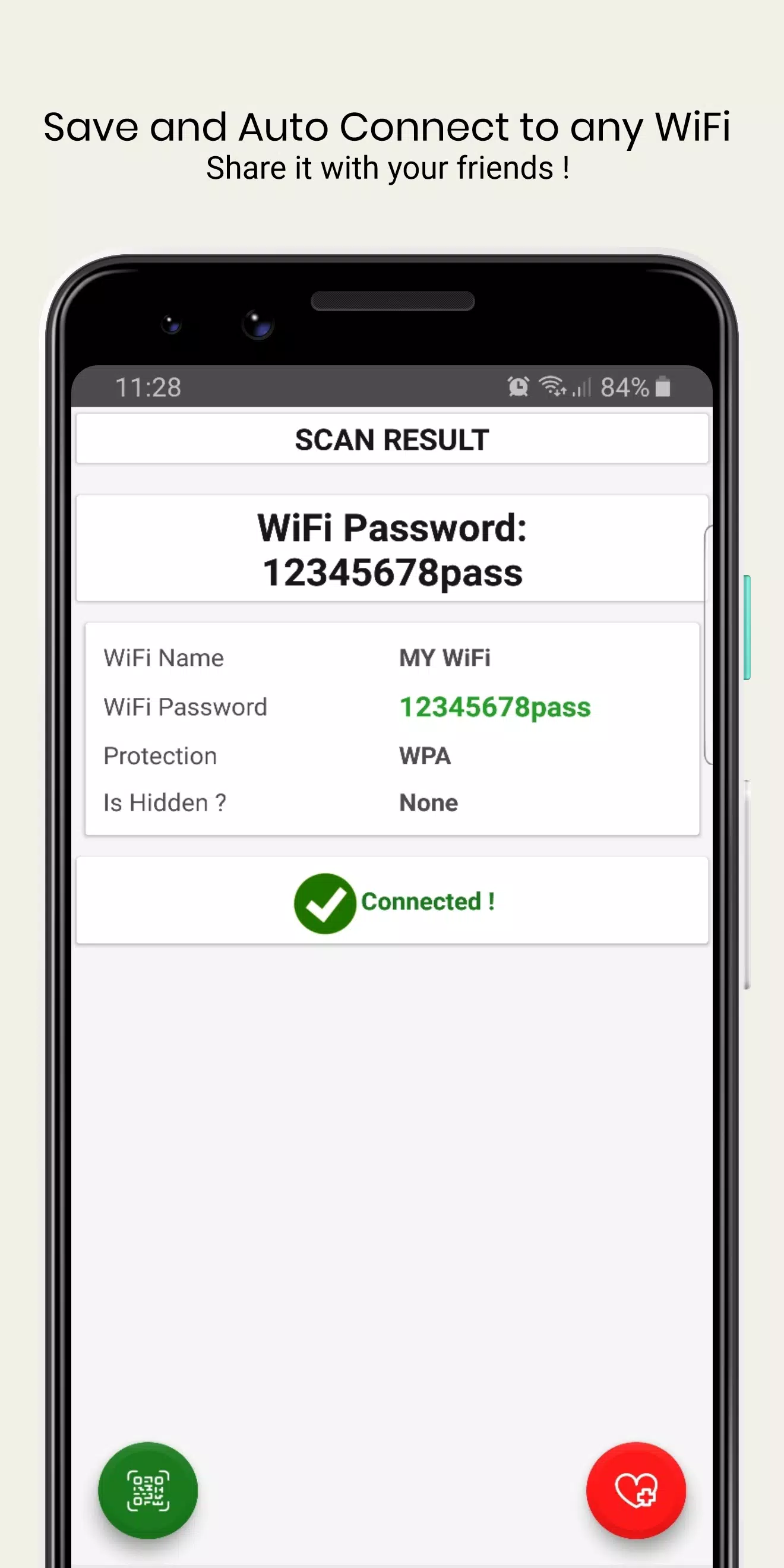 WiFi QrCode Password scanner Screenshot 4