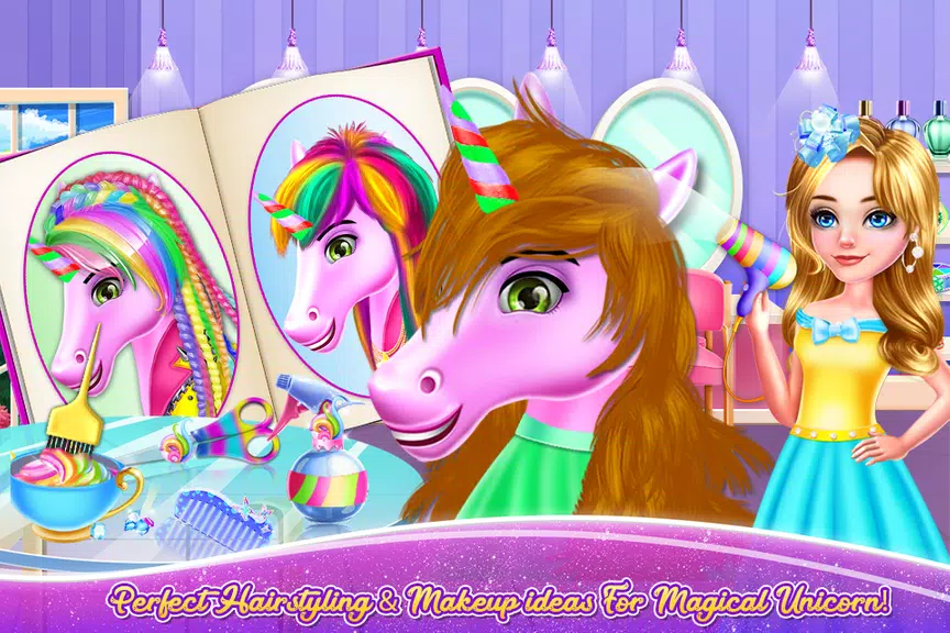 My Unicorn Beauty Salon Captura de tela 3