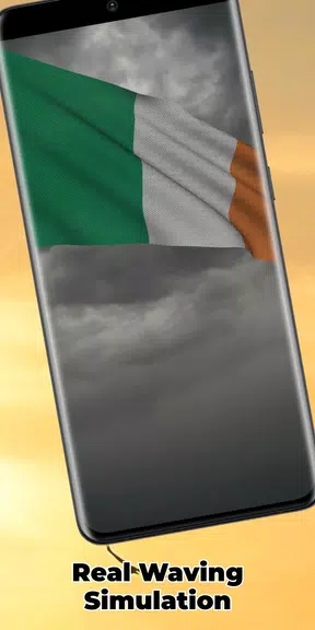 Ireland Flag Live Wallpaper Captura de pantalla 4