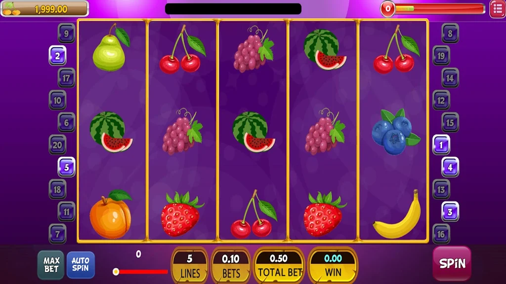 Free Fruits Slot Machine Cherry Luck Captura de pantalla 1