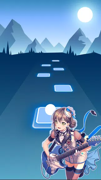 Anime Tiles Hop - Piano Music Captura de tela 4