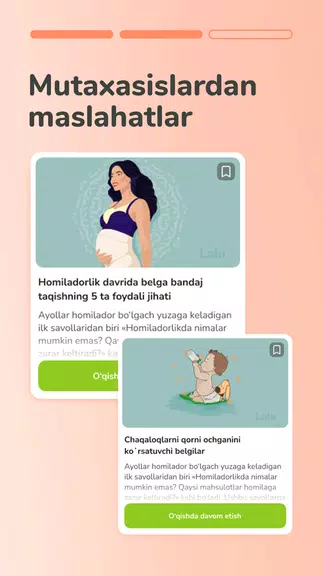Lalu - Homiladorlik maktabi Скриншот 4