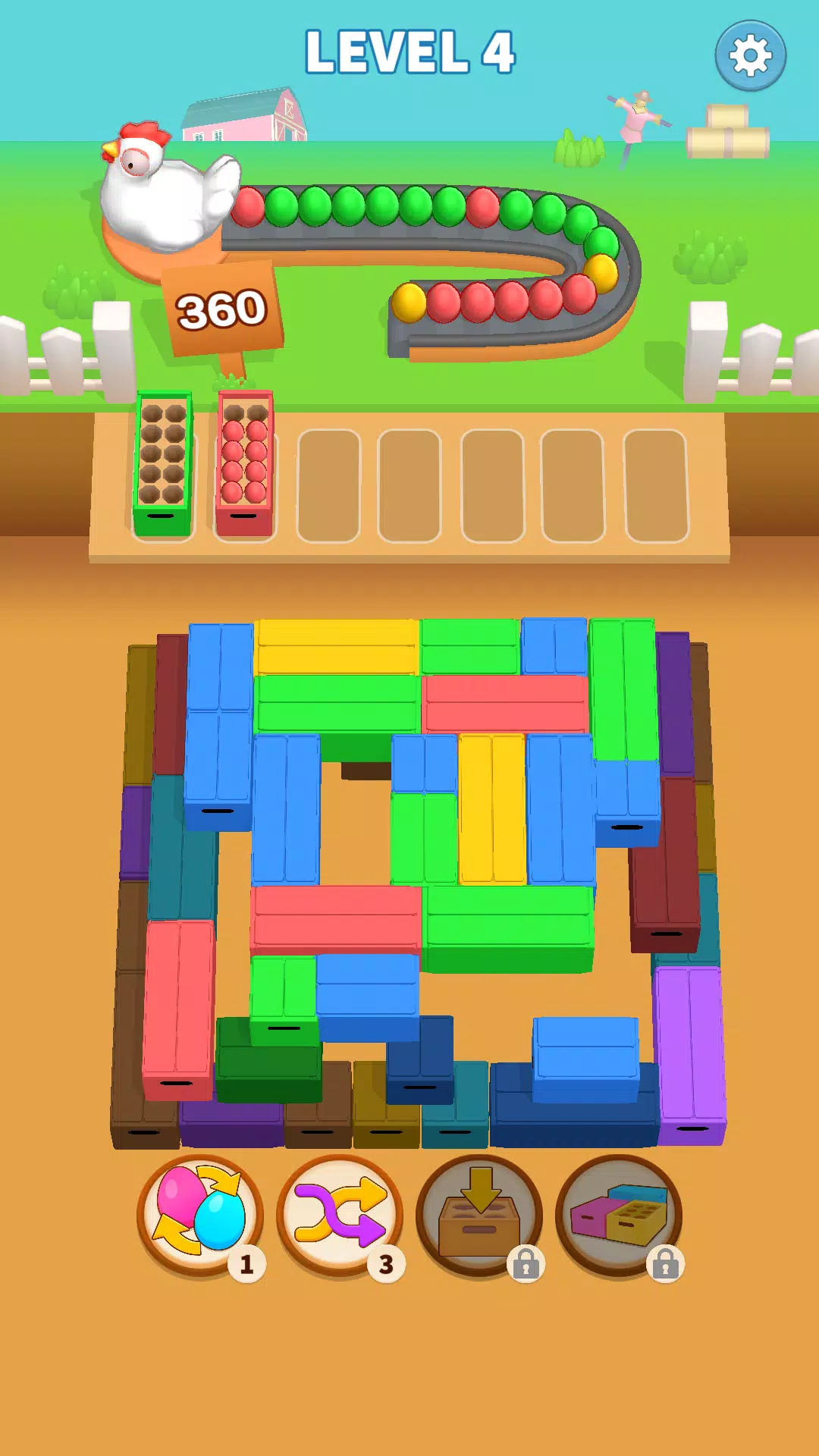 Egg Mania! - Packing Jam应用截图第1张
