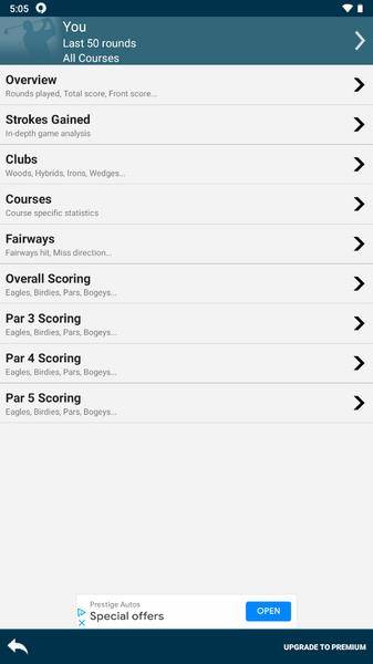Golf Pad: Golf GPS & Scorecard应用截图第2张