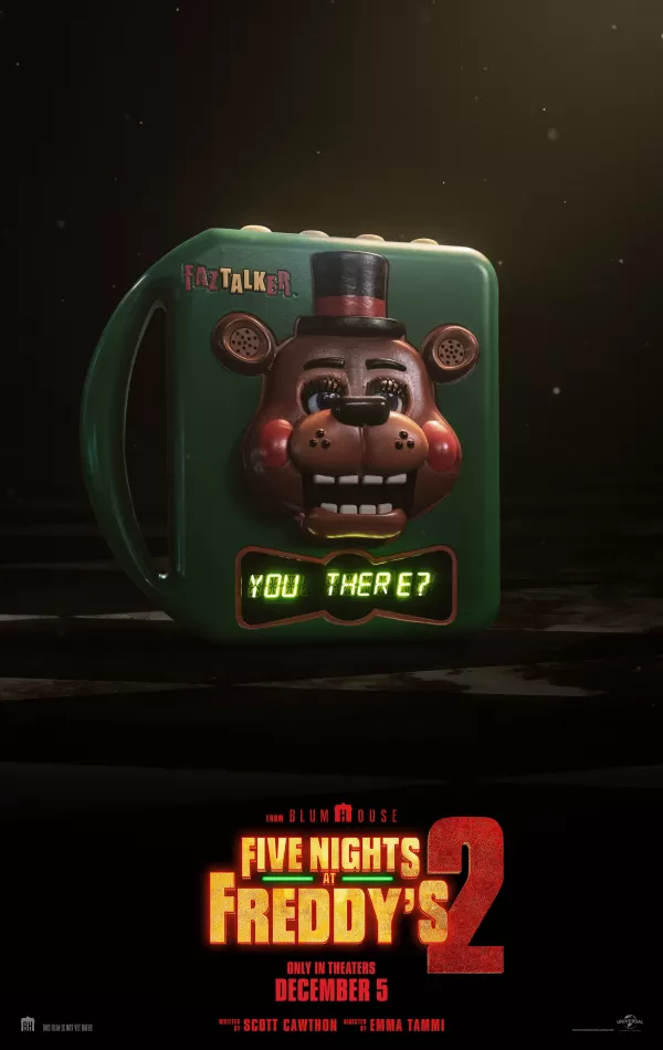 在弗雷迪（Freddy）的2海報上揭示了五個晚上 - 有人試圖將我們引誘回Fazbear的