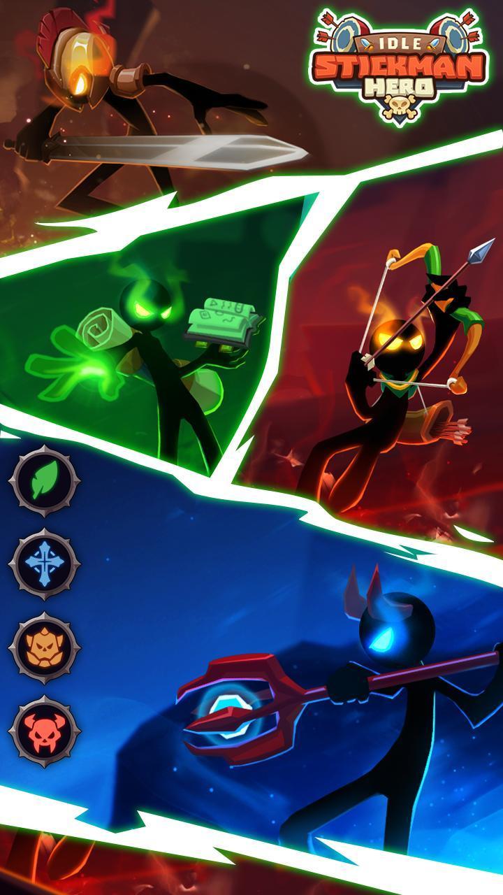Idle Stickman Heroes: Monster应用截图第3张