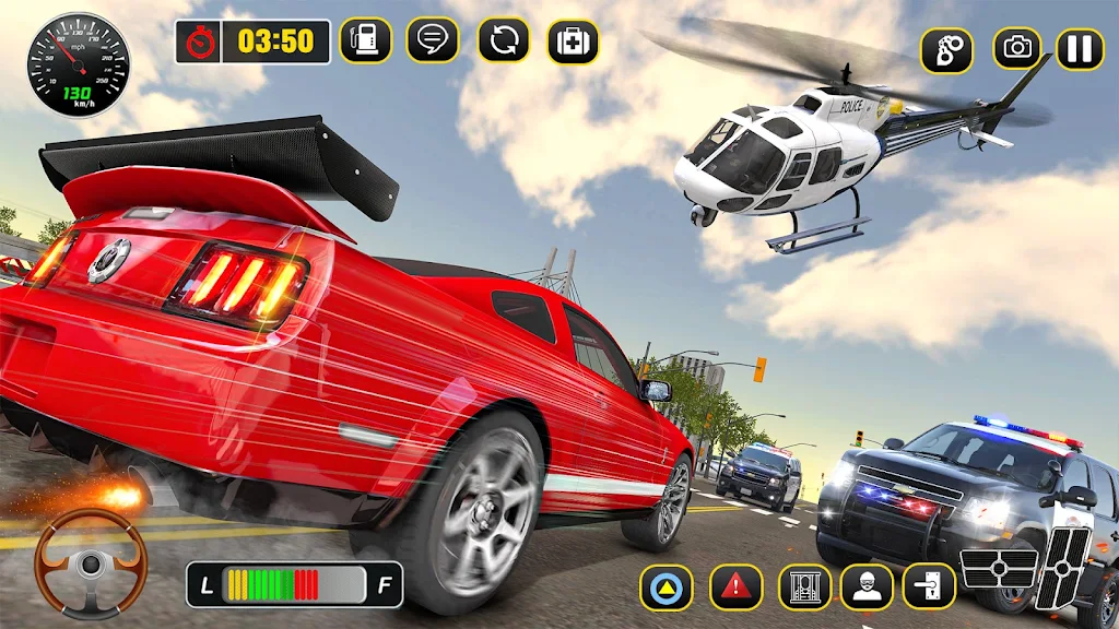 Police Helicopter: Thief Chase應用截圖第3張