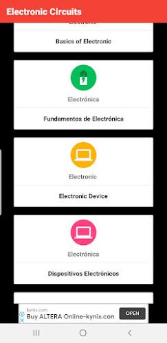 Electronics Circuits Capture d'écran 3