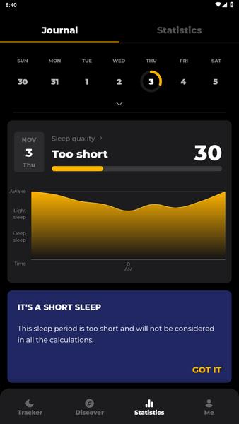 Sleep Tracker Screenshot 3