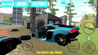 Car Crash And Roads Captura de tela 1