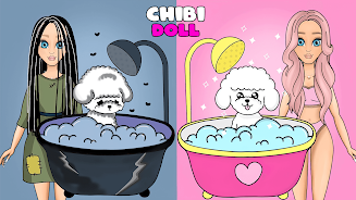 Chibi Dolls LOL: Dress up Game Скриншот 2