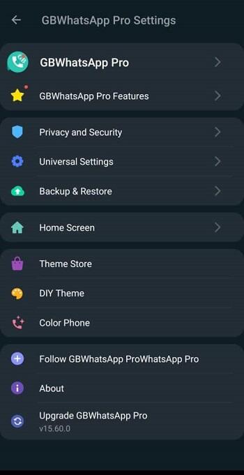 GB Whatsapp Pro v 17.85應用截圖第1張