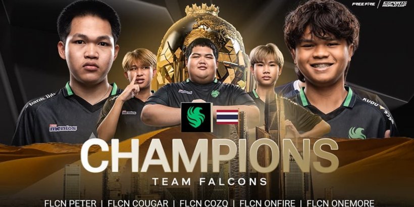 Die Sieger des Esports World Cup von Free Fire wurden gekrönt, wobei Thailands Team Falcons Gold holte