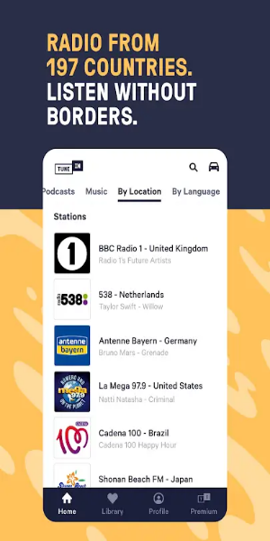 TuneIn Radio Pro - Live Radio Screenshot 1