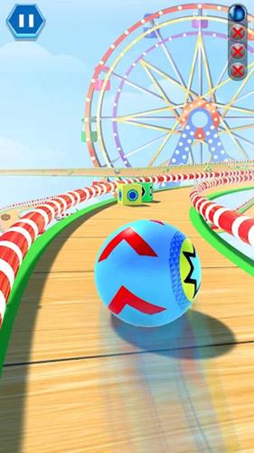 3D Sky Rolling Going Ball Game स्क्रीनशॉट 2