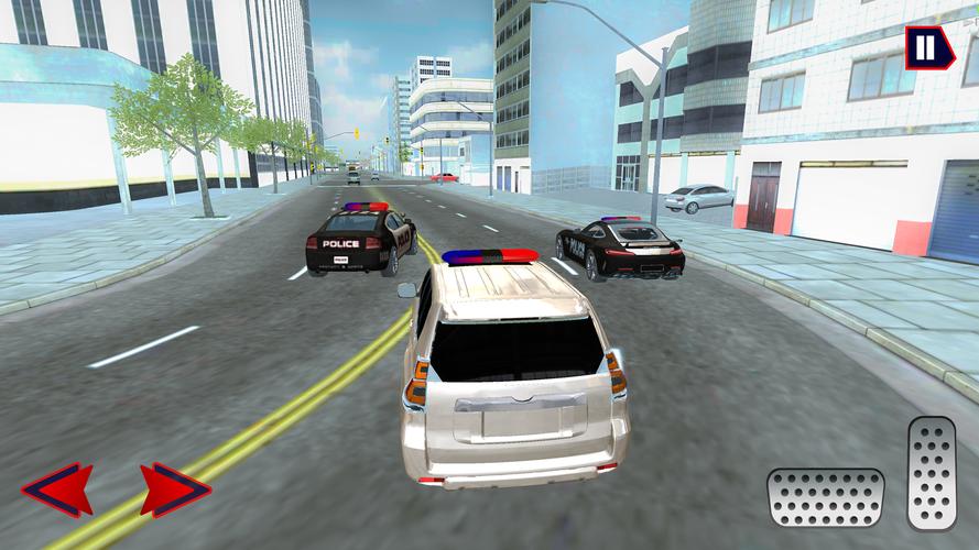 US Police Prado: City Car स्क्रीनशॉट 3