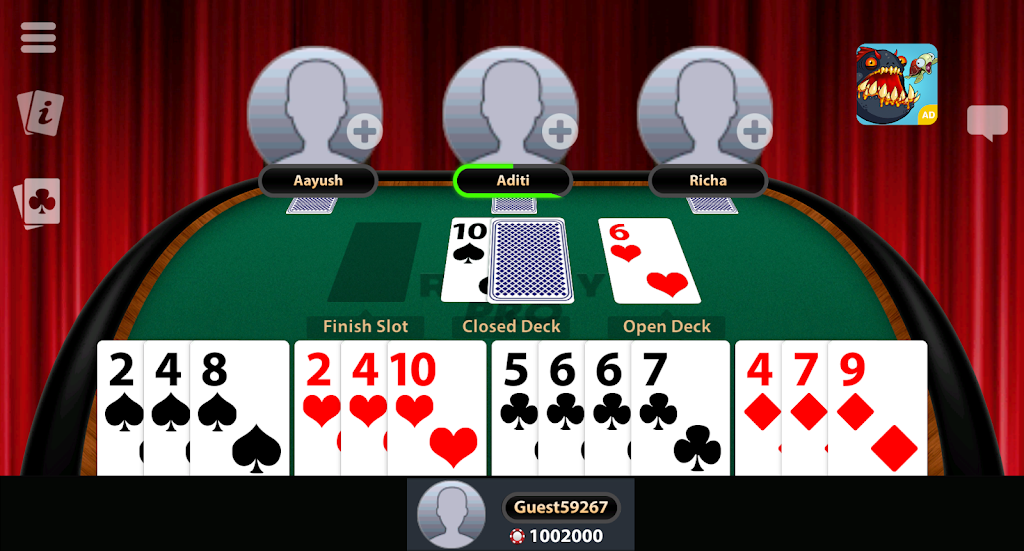 Play Indian Rummy: 13 Cards & Pool Rummy Online Captura de tela 3