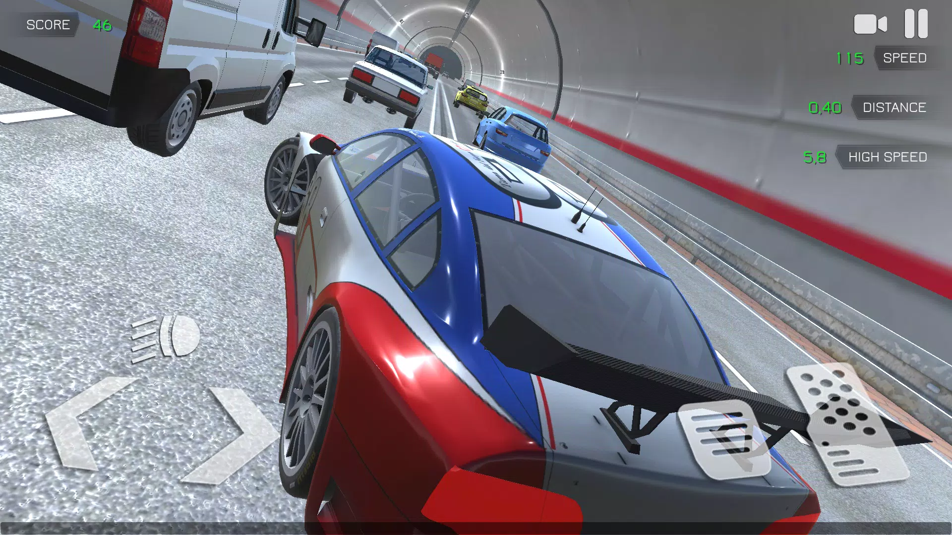 Passat High-Speed Traffic Race स्क्रीनशॉट 1