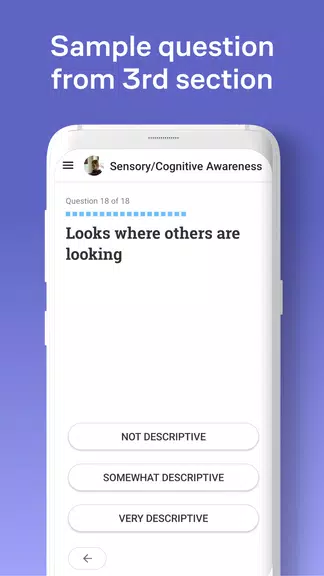 Autism Evaluation Checklist應用截圖第3張