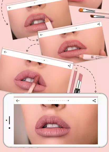 Makeup Tutorial de Maquillaje Captura de pantalla 1