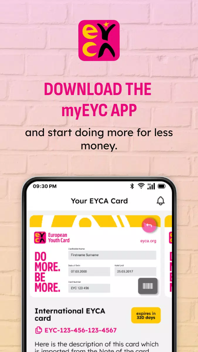 myEYC Screenshot 1