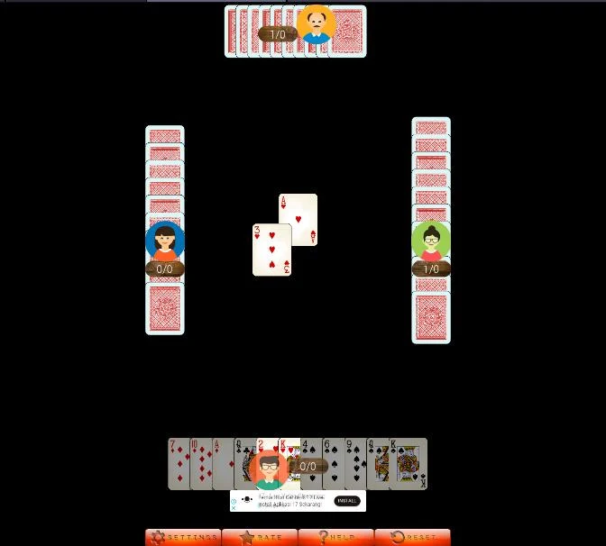 SPADES CallBreak by bejogame स्क्रीनशॉट 1