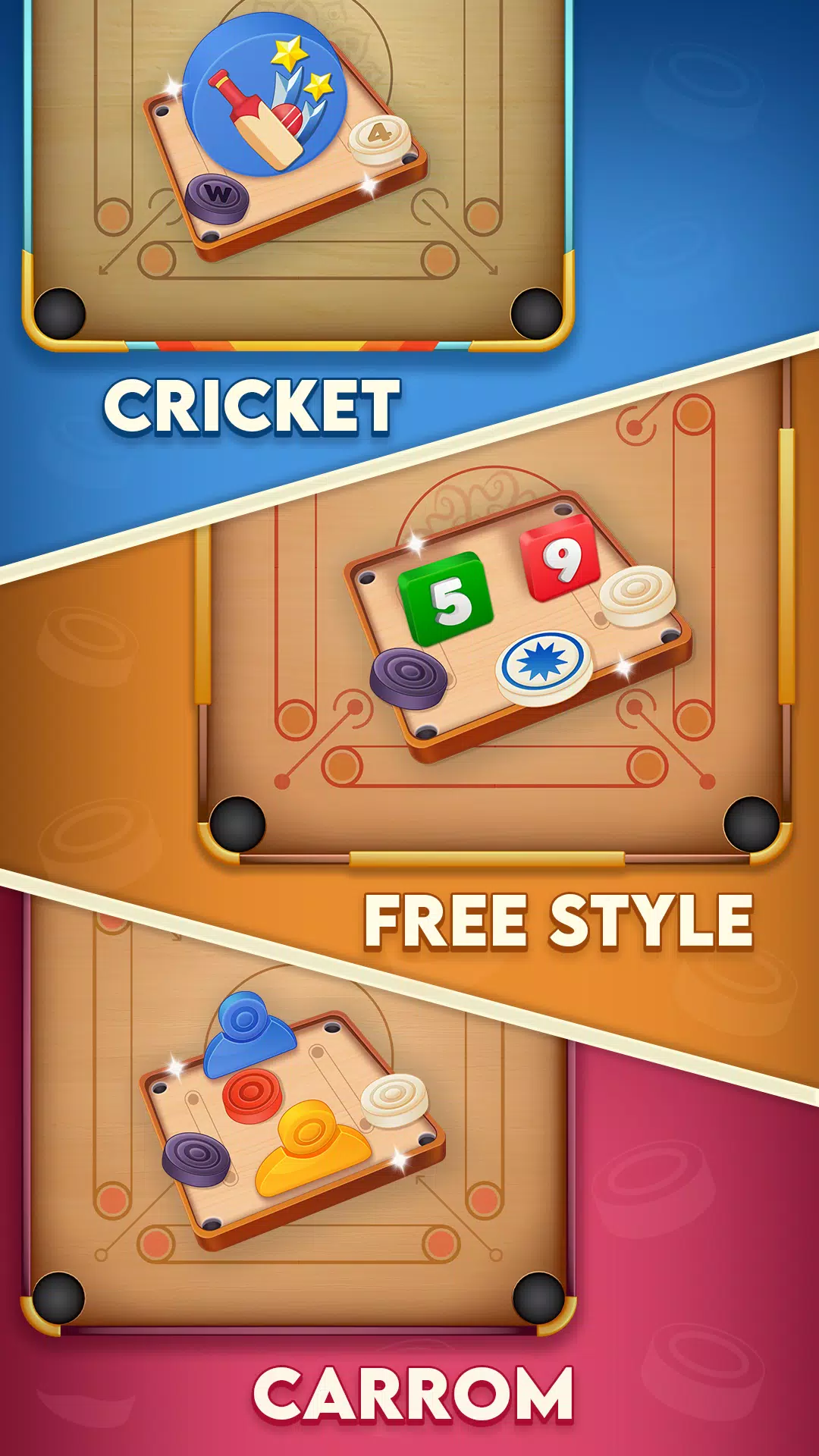 Carrom Cricket Captura de tela 1