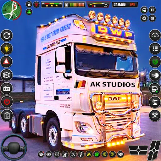 Cargo Truck Driving Euro Truck Captura de pantalla 1