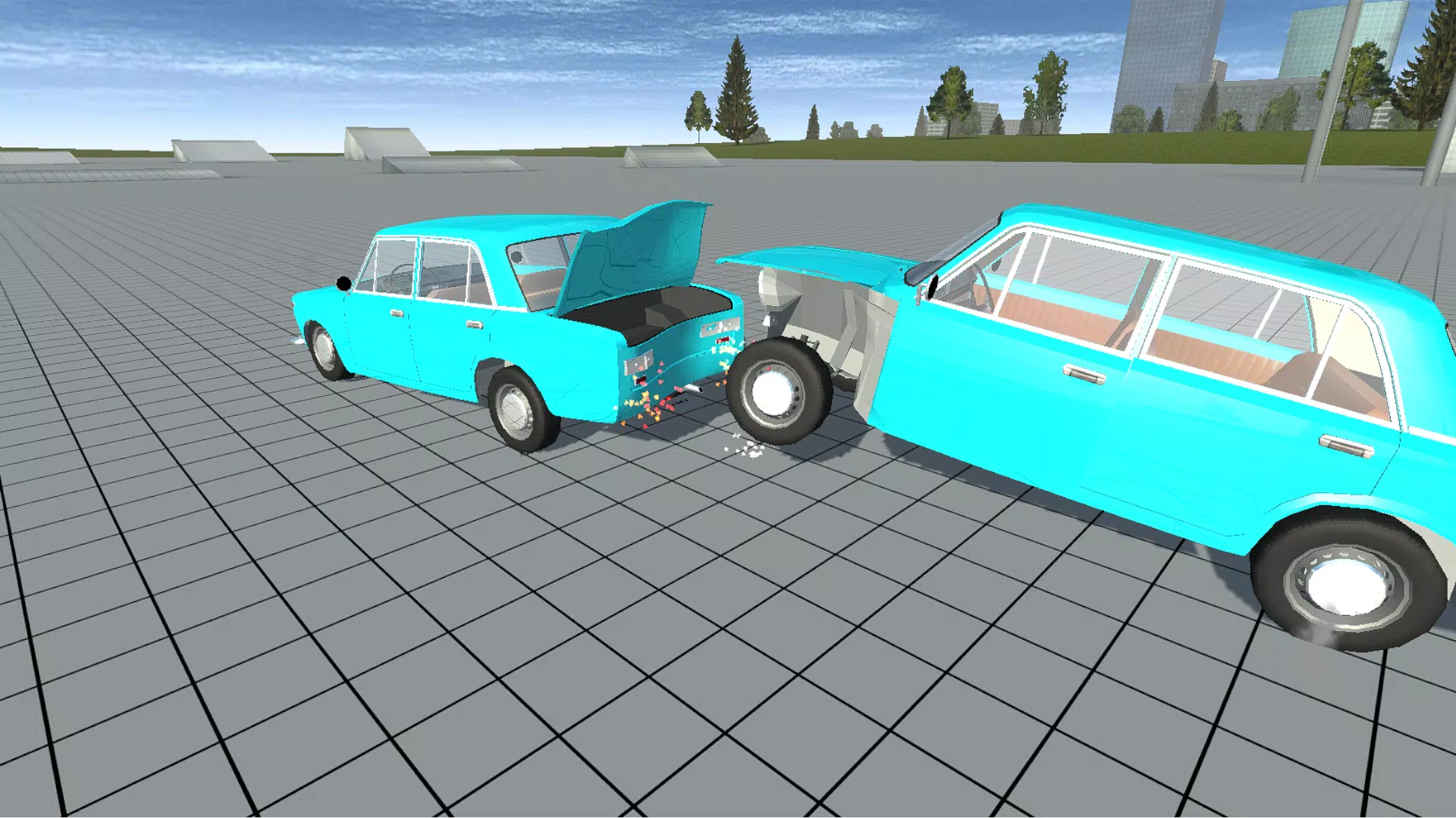 Simple Car Crash Physics Sim स्क्रीनशॉट 4