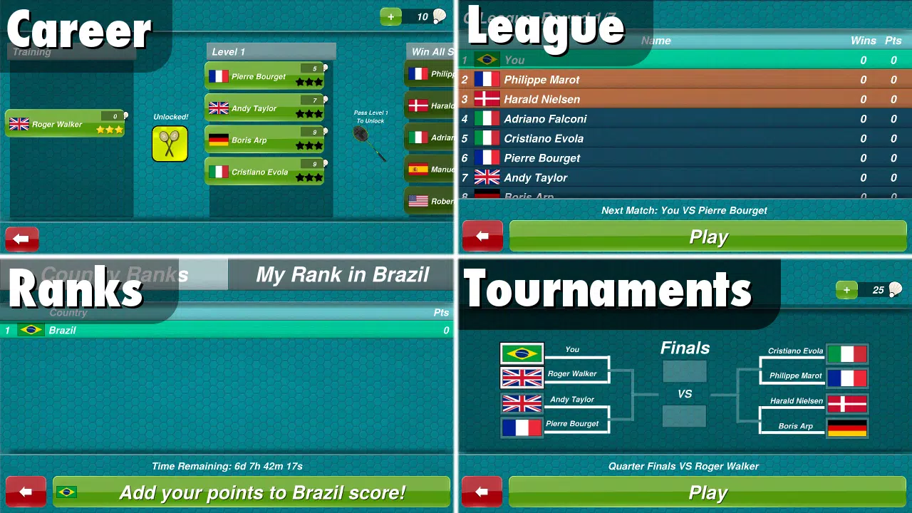 Badminton 3D应用截图第2张
