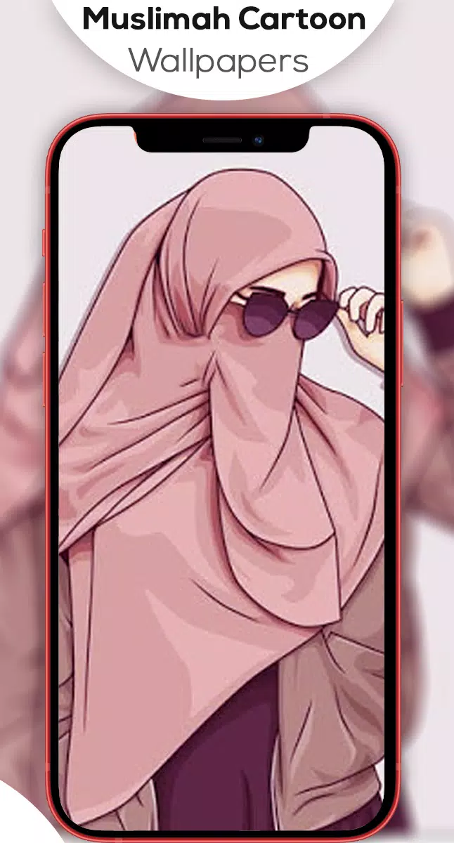 Muslimah Cartoon Wallpapers HD Captura de tela 4