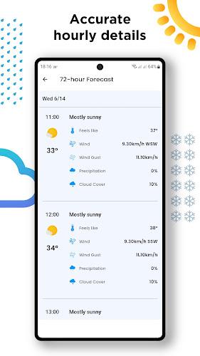 Weather Forecast, Live Weather Captura de pantalla 2