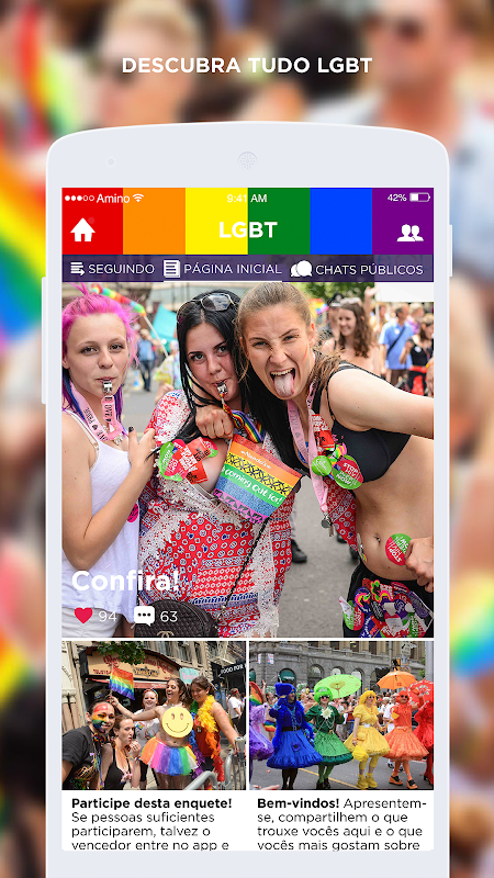 LGBT Amino em Português Captura de pantalla 3