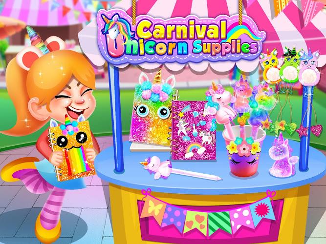 Carnival Unicorn School Supplies - Trendy Carnival Captura de tela 1