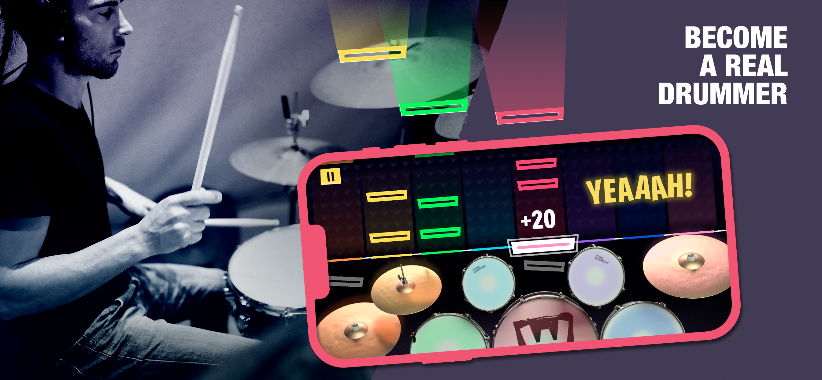 WeGroove: play & learn to drum スクリーンショット 1