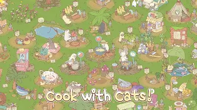 Cats & Soup - Cute Cat Game スクリーンショット 2