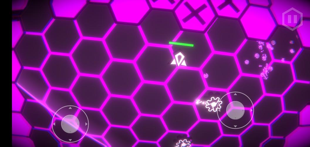 Hexa-Neon Shooter應用截圖第2張