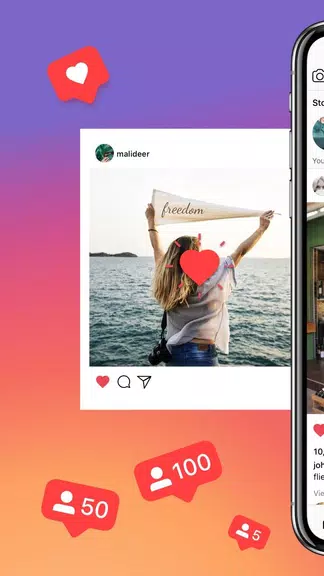 InstaPlus - Love Social New 스크린샷 1