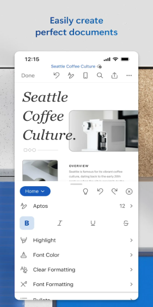 Microsoft Word: Edit Documents Screenshot 1