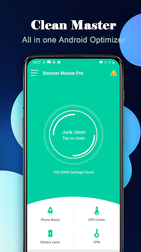 Booster Master Pro- Booster, Cleaner，Fast VPN 스크린샷 1