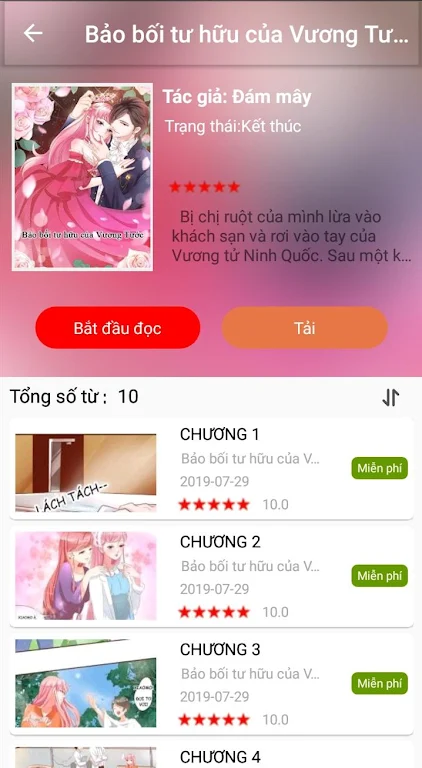 Ngôn Tình -- Webtoon,Manga,Comics應用截圖第2張