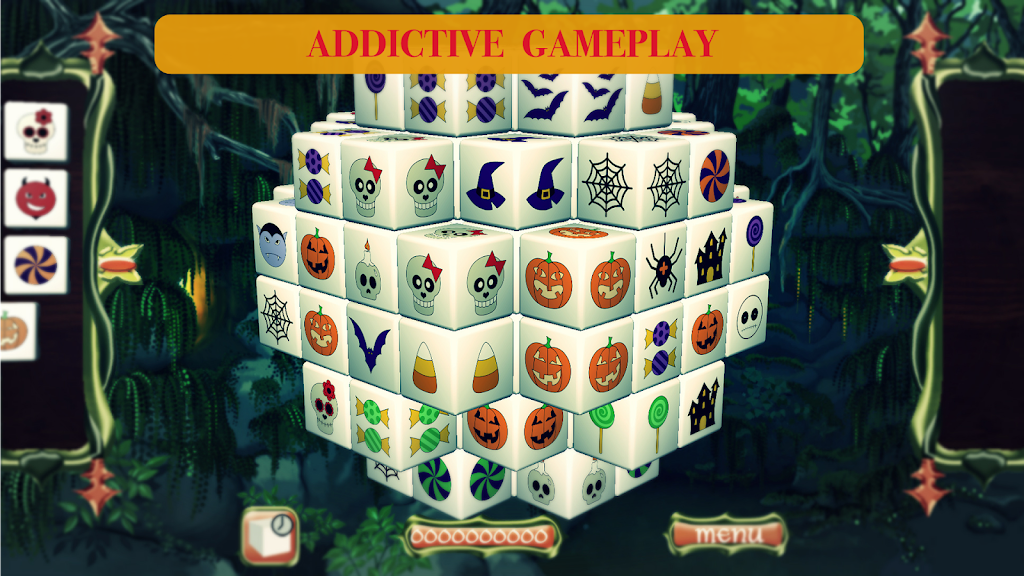 Fairy Mahjong Halloween Captura de pantalla 1