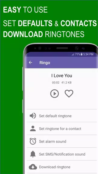 Ringo Ringtones Notifications 스크린샷 3