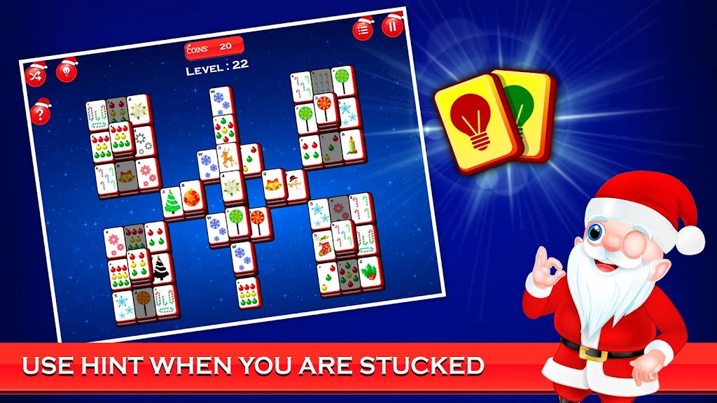 Mahjong Deluxe - Christmas Fun Captura de pantalla 4