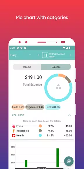 Day-to-day Expenses Screenshot 4