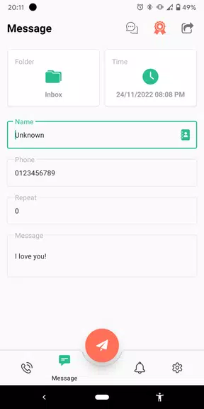 Fake Call and Sms Screenshot 2