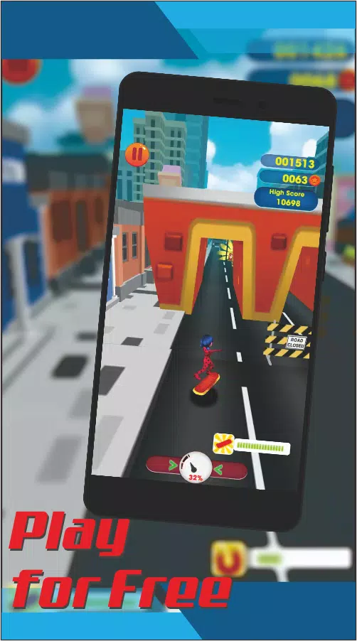 Lady Bug Game Miraculous and Cat Noir स्क्रीनशॉट 1
